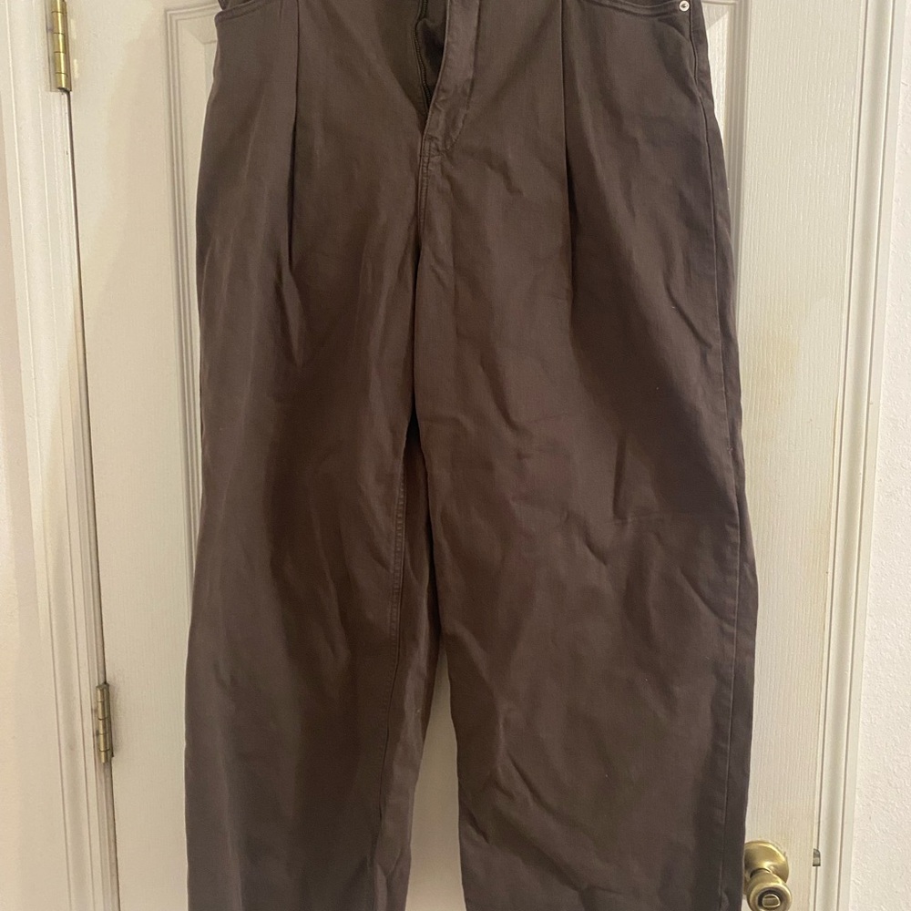 Banana Republic Brown High Rise Cropped Jeans